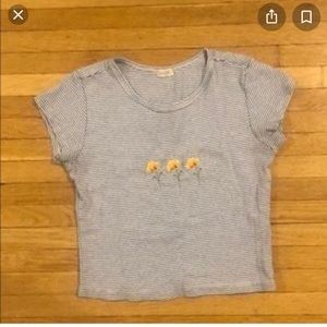 Brandy Melville cropped tshirt tweens